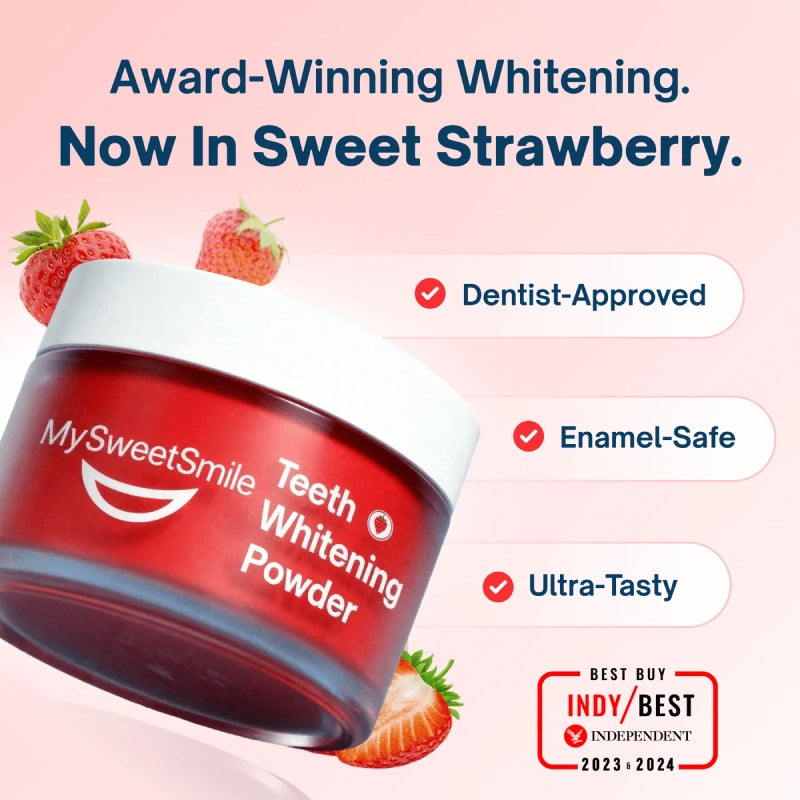 Strawberry Teeth Whitening Powder