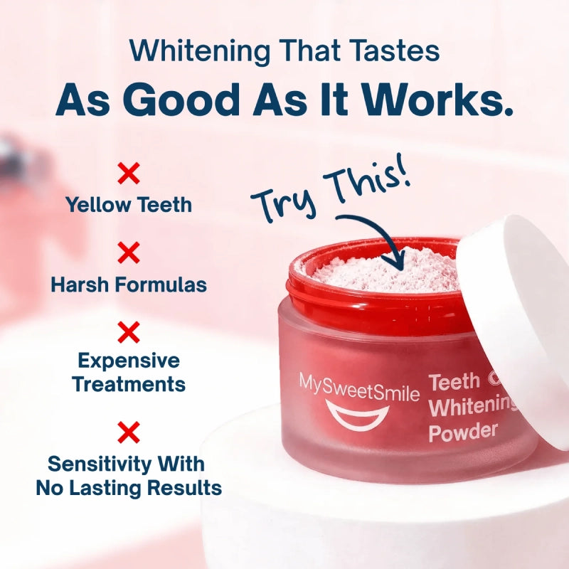 Strawberry Teeth Whitening Powder